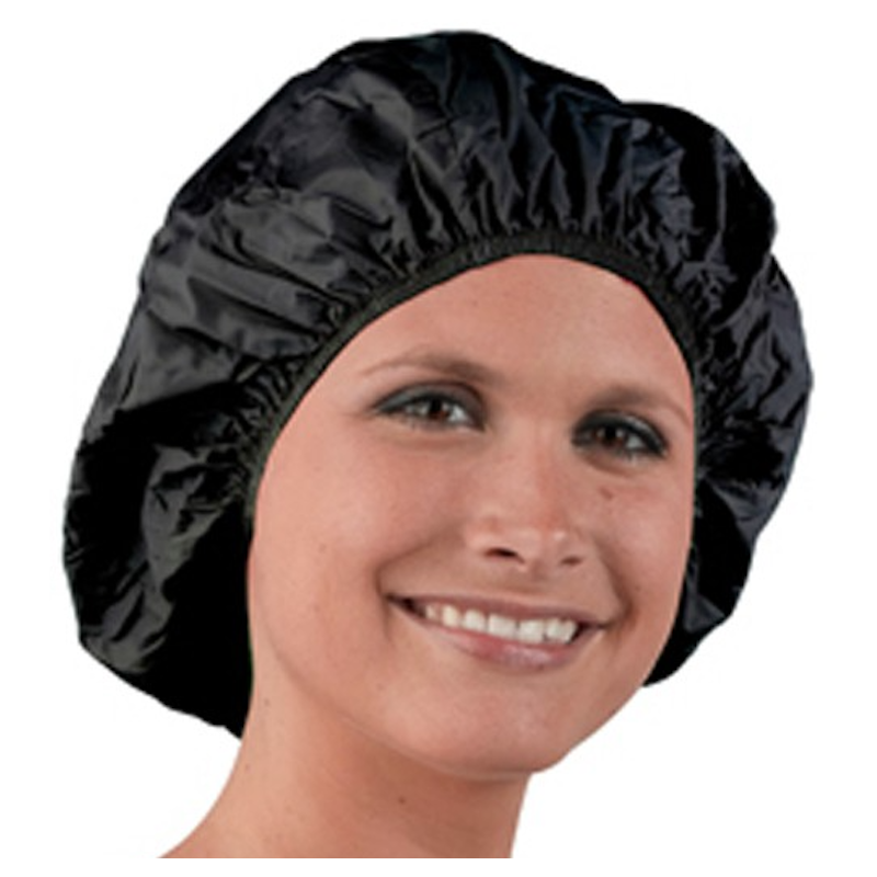 Bonnet Permanente Plasti-Cap Elastic Noir
