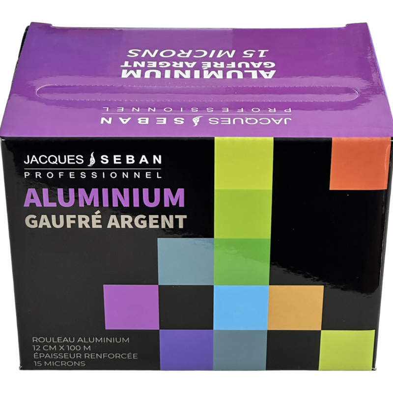 Aluminium Gaufré Argent 12cm 15 Microns