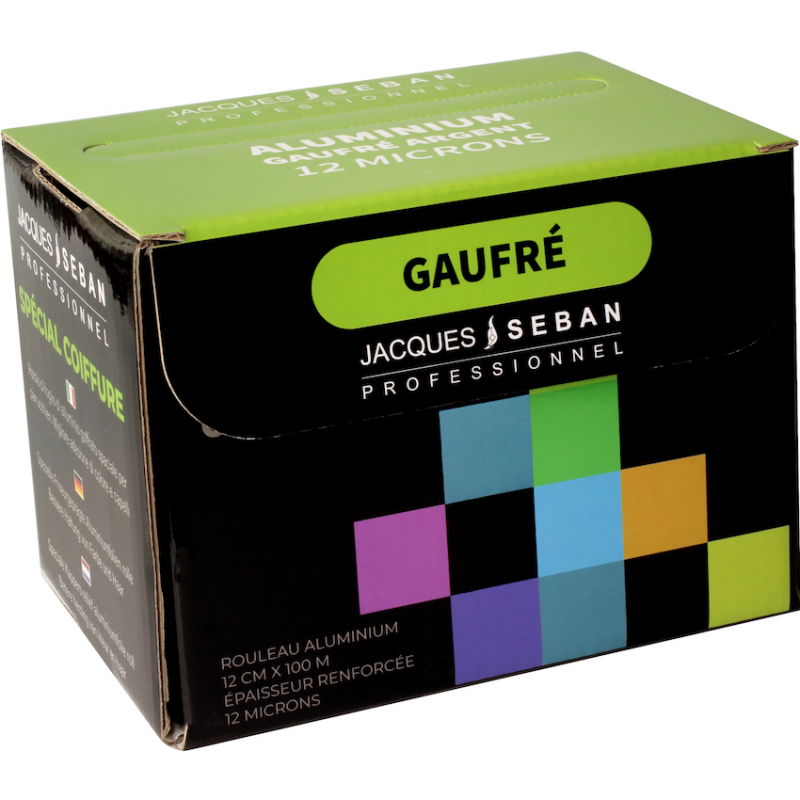 Aluminium Gaufré Argent 12cm 12 Microns