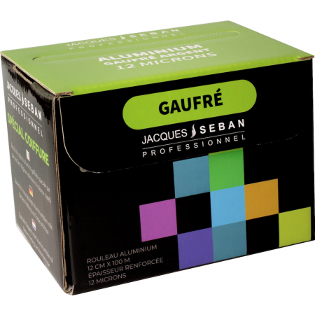 Aluminium Gaufré Argent 12cm 12 Microns