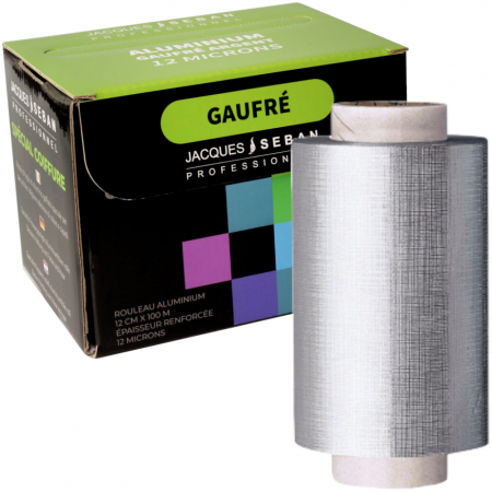 Aluminium Gaufré Argent 12cm 12 Microns