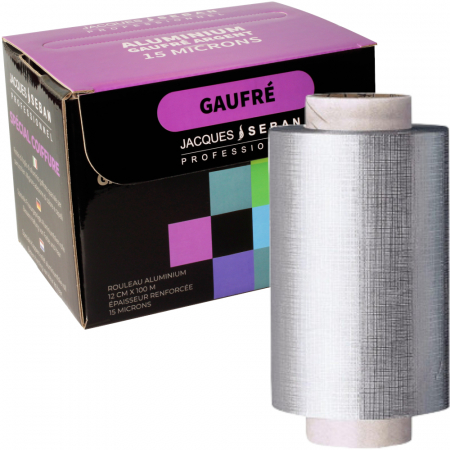 Aluminium Gaufré Argent 12cm 15 Microns