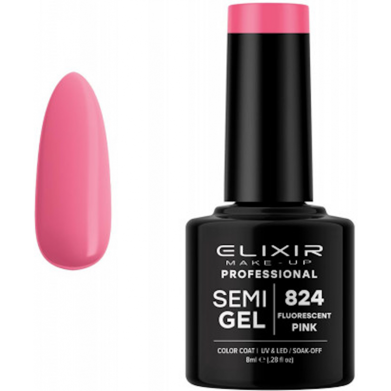 Semi Gel 824 Fluorescent Pink