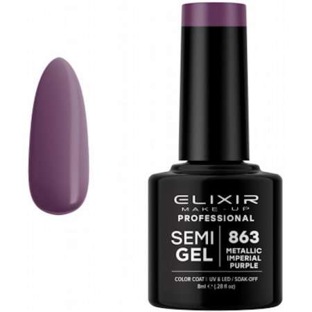 Semi Gel 863 Metallic Imperial Purple
