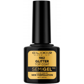 Semi Gel 982 Glitter Top Coat