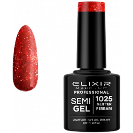 Semi Gel 1025 Glitter Ferrari