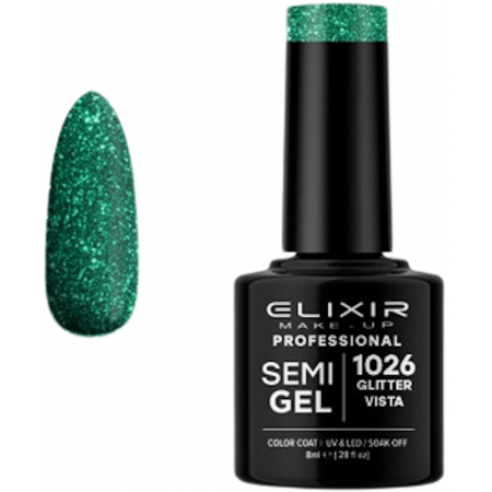 Semi Gel 1026 Glitter Vista