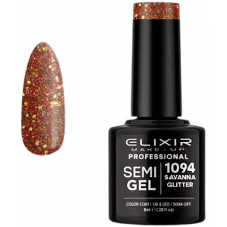 Semi Gel 1094 Savanna Glitter