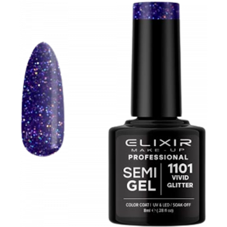 Semi Gel 1101 Vivid Glitter
