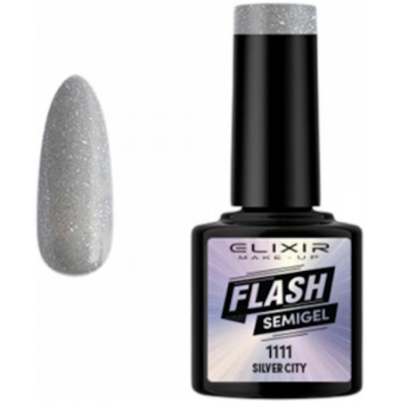 Semi Gel 1111 Silver City Flash