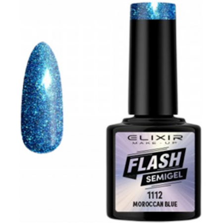 Semi Gel 1112 Moroccan Blue Flash