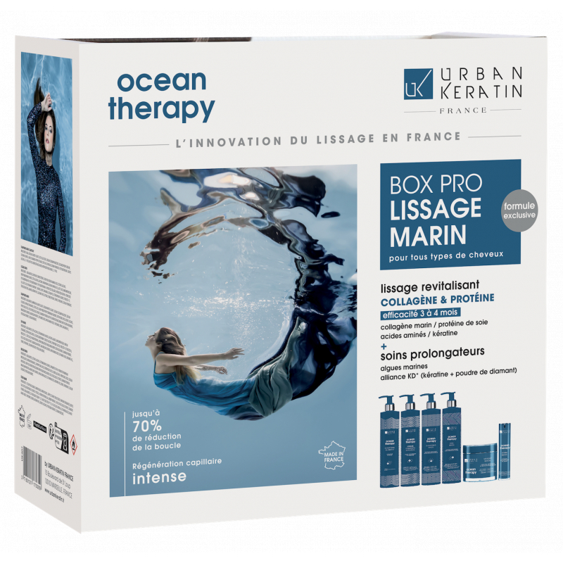 Ocean Therapy Lissage Marin Collagène & Protéine Box 6 X 400 ml