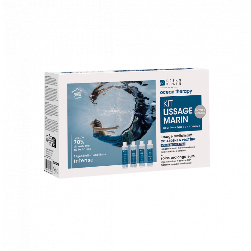 Ocean Therapy Lissage Marin Collagène & Protéine Kit 4 X 100 ml