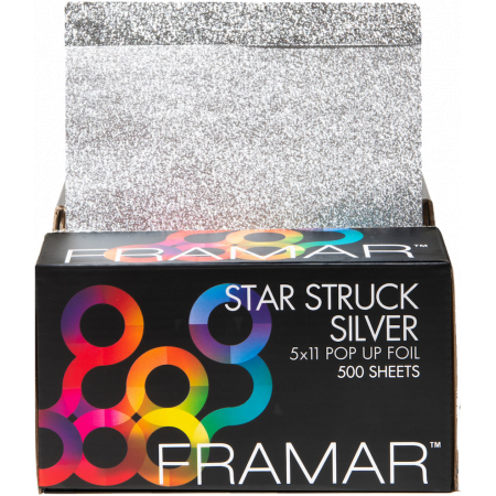 Feuilles d'Aluminium Pop Up Gaufrées Argent 500 pcs