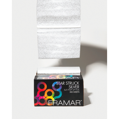 Feuilles d'Aluminium Pop Up Gaufrées Argent 500 pcs