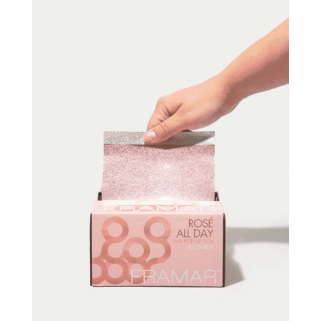 Feuilles d'Aluminium Pop Up Gaufrées Rosé All Day 500 pcs