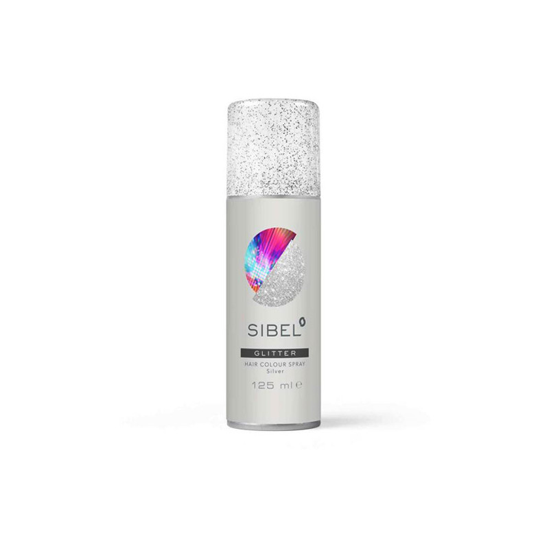 Bombe paillette argent