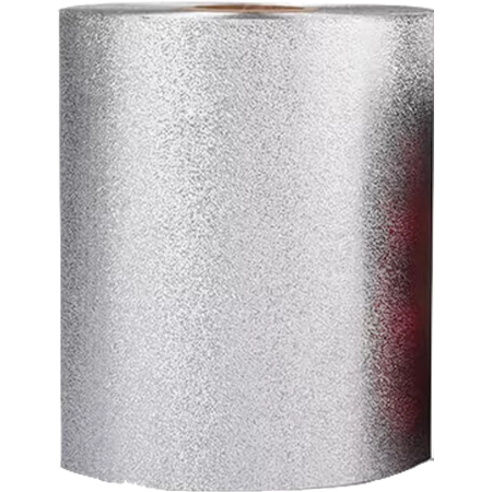 Aluminium Gaufré Argent Rouleau 100 mètres