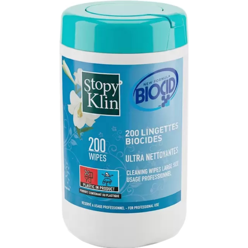 Lingettes Désinfectantes Biocide Stopy'Klin