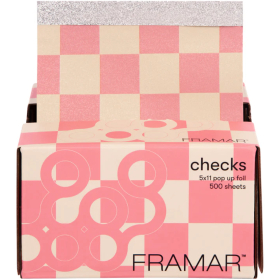 Aluminium Gaufré Checks Feuilles Pop Up500 pcs