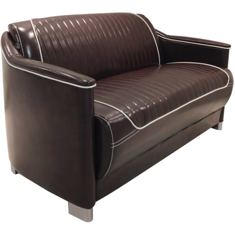 Banquette d'attente Bombay Marron