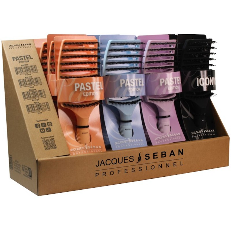 Présentoir 12 Brosses courbes Jacques...