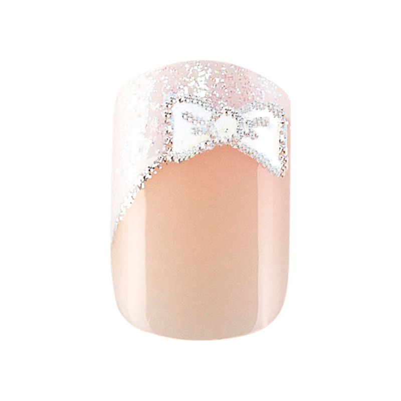 24 faux ongles Idyllic Nails French Bow 150082
