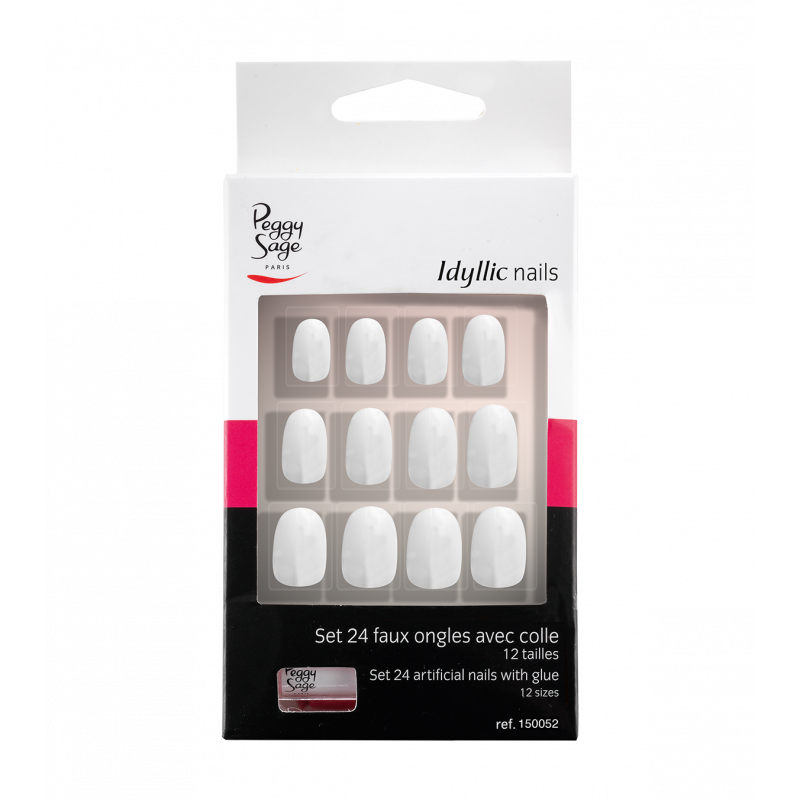 24 faux ongles Idyllic Nails Smart Oval 150052