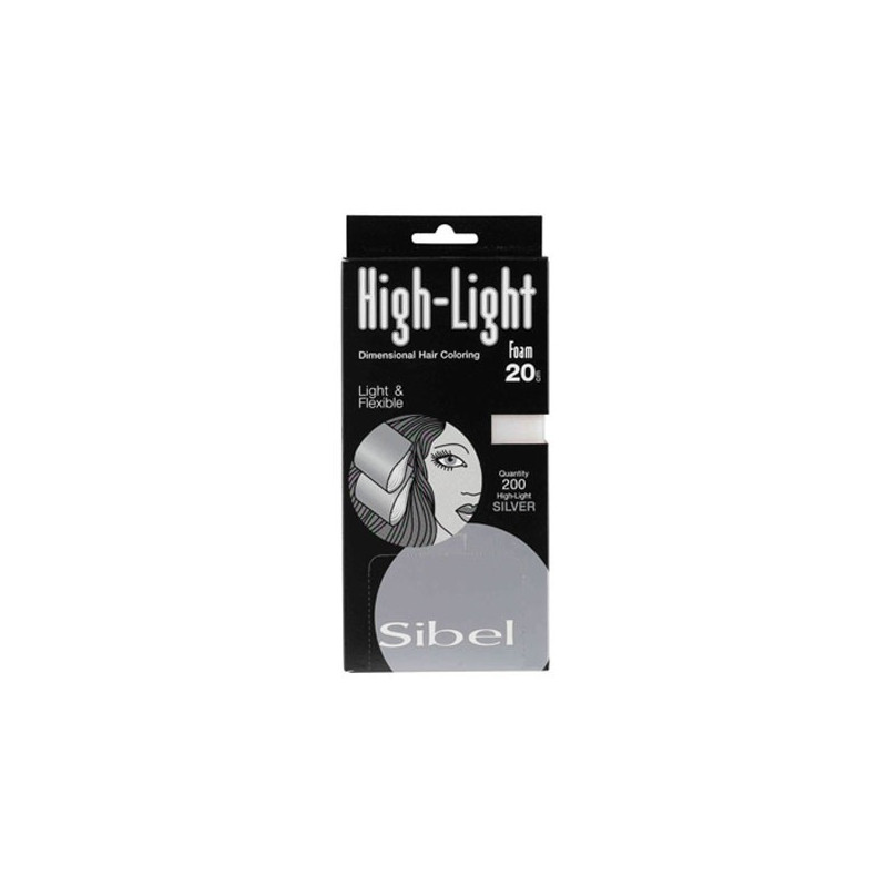 Papier Meches High-Light Foam Silver 9,5X20cm