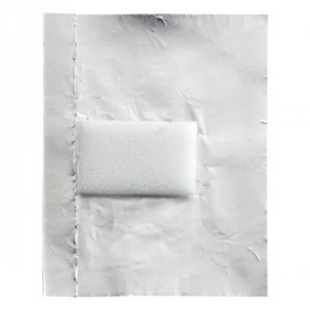 100 feuilles aluminium compresse integrée 155481