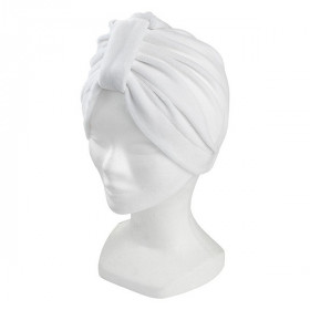 Bonnet turban blanc 160013