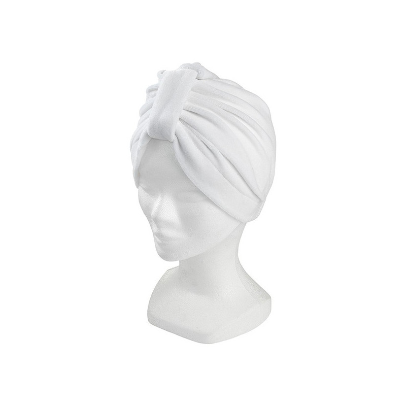 Bonnet turban blanc 160013