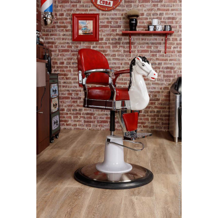 Tabouret Enfant Manège Style Barbier
