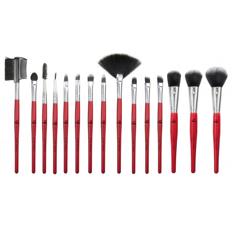 Trousse 15 Pinceaux de Maquillage