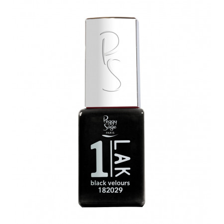 Vernis semi-permanent 1-LAK black velours 182029