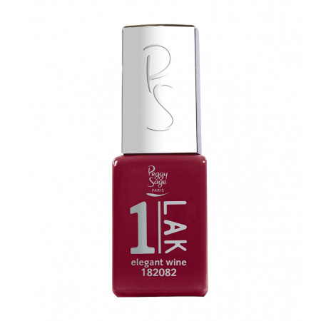 Vernis semi-permanent 1-LAK Elegant wine 182082