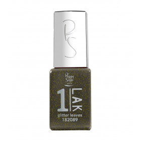 Vernis semi-permanent 1-LAK Glitter leaves 182089