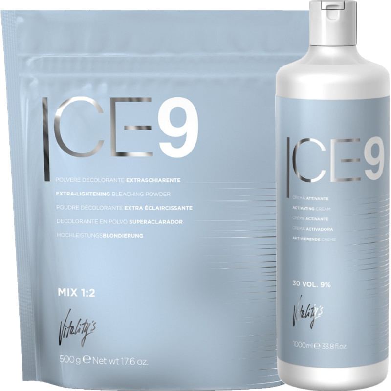 Ice 9 Kit Extrème Blonde Poudre + Oxydant