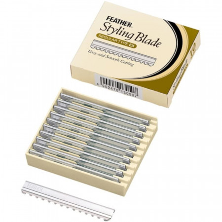 Lame Styling Blade Feather Etui de 10