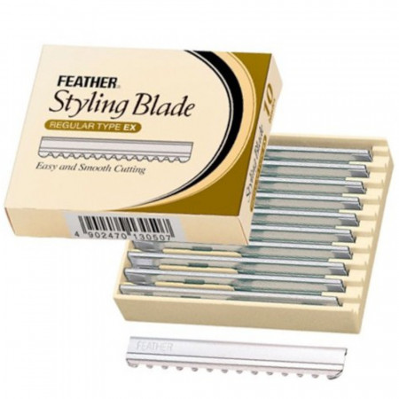 Lame Styling Blade Feather Etui de 10