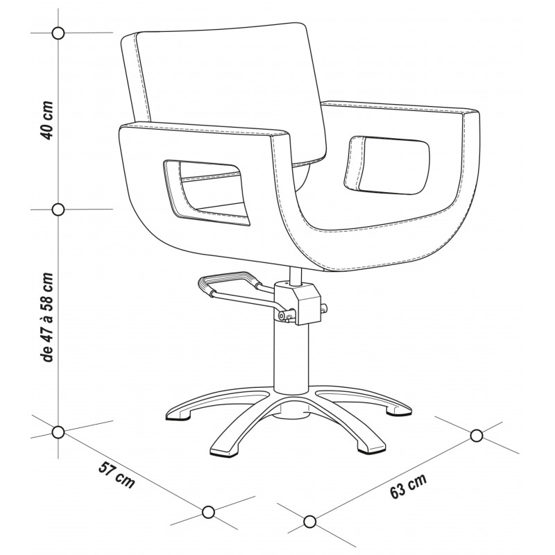 Fauteuil Zephir Jacques Seban