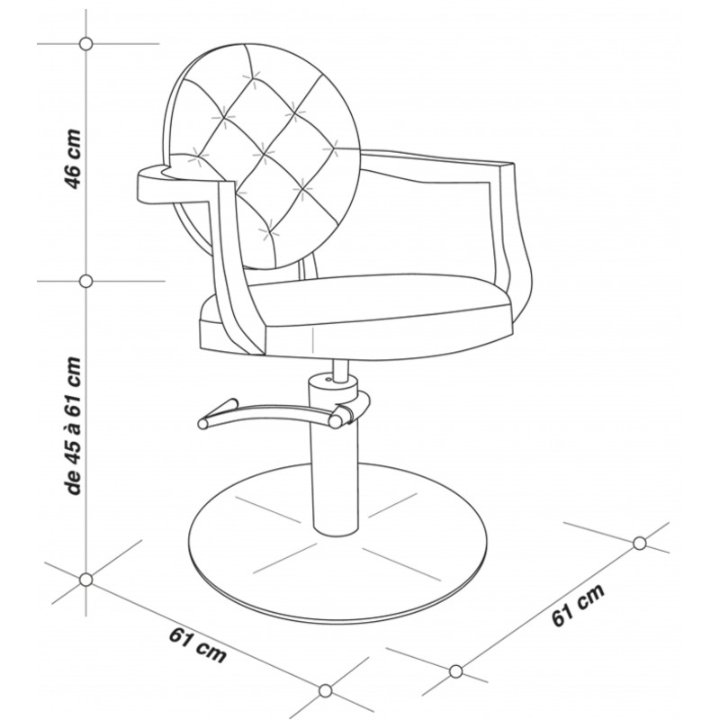 Fauteuil Oxford Jacques Seban