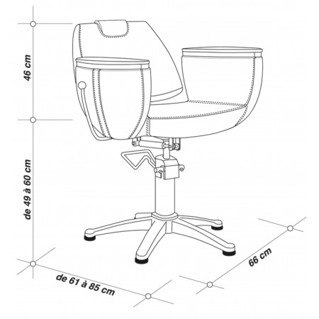 Fauteuil Orlando Jacques Seban