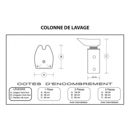 Colonne de Lavage Basculante