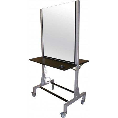 Coiffeuse Centrale Double Mouv Sur Roulettes