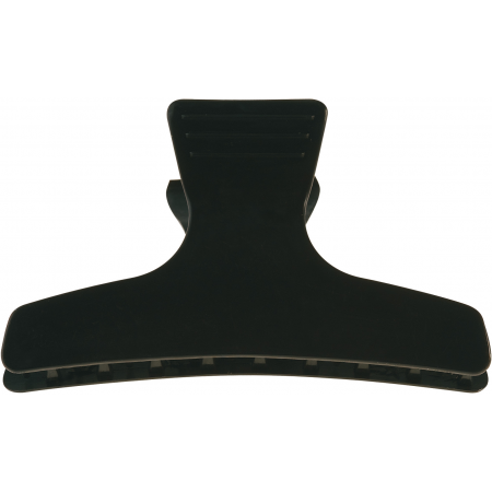 Pinces croco brushing noires  8 cm 710119