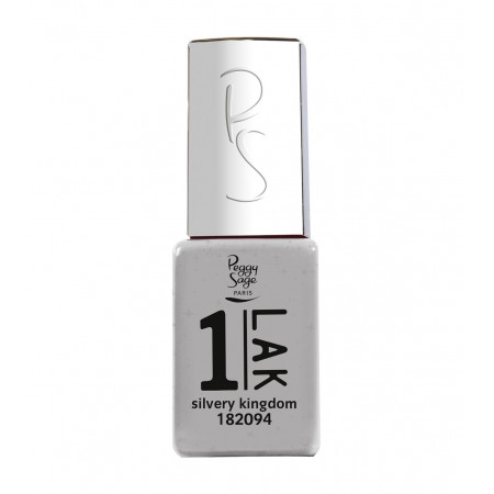 Vernis semi-permanent 1-LAK Silvery Kingdom ardent 182094