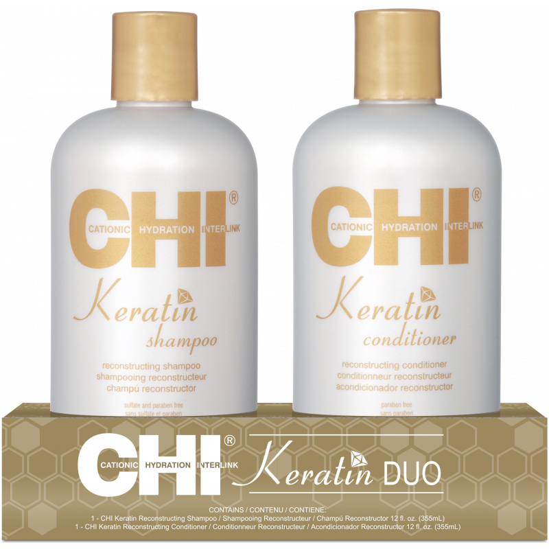 CHI Kit Keratin Shampooing + Conditionneur