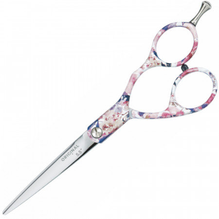 Ciseaux Ergonomique Offset Floral 5,5"