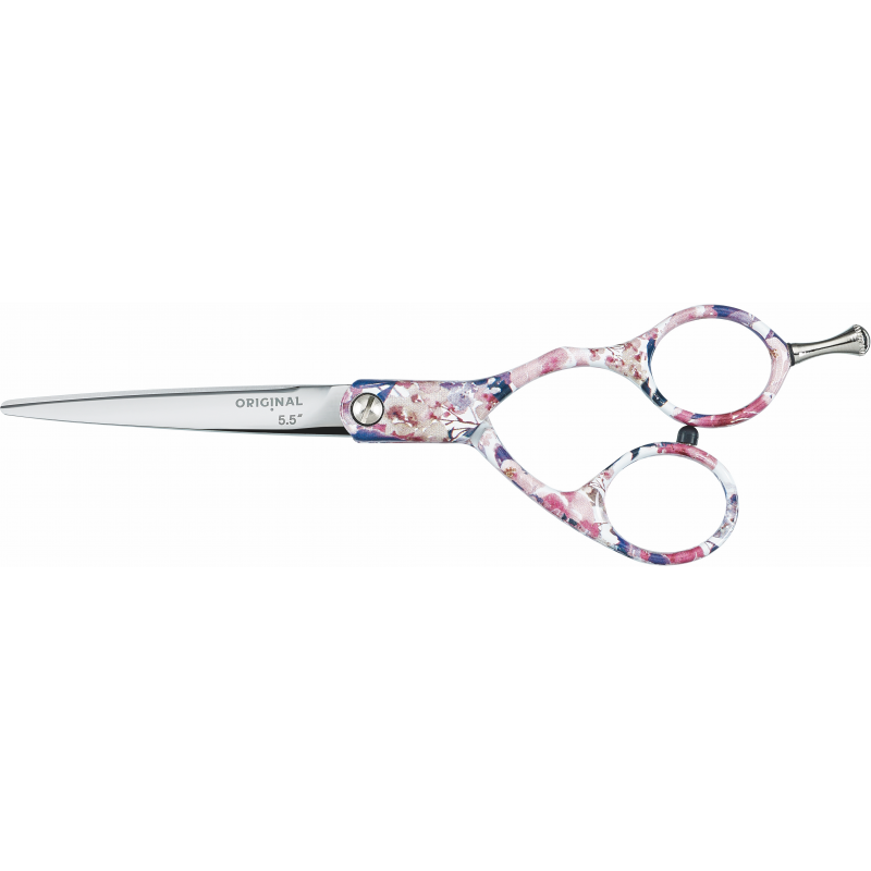 Ciseaux Ergonomique Offset Floral 5,5"